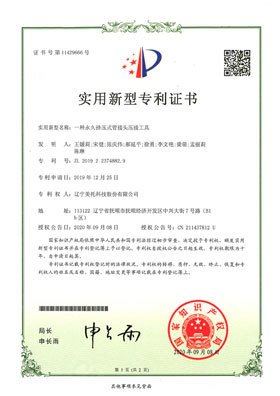 一种永久挤压式管接头压接工具