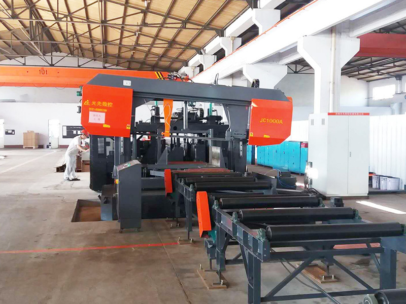JGZ1000 CNC H-beam sawing and drilling production line