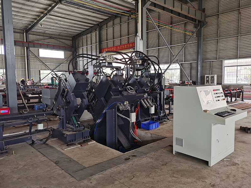 CJNC1614 CNC channel steel and angle steel punching, shearing and cutting production line