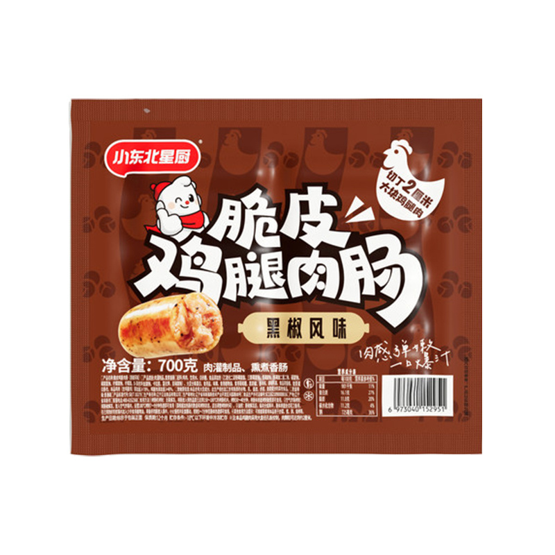 脆皮雞腿肉腸（黑胡椒）