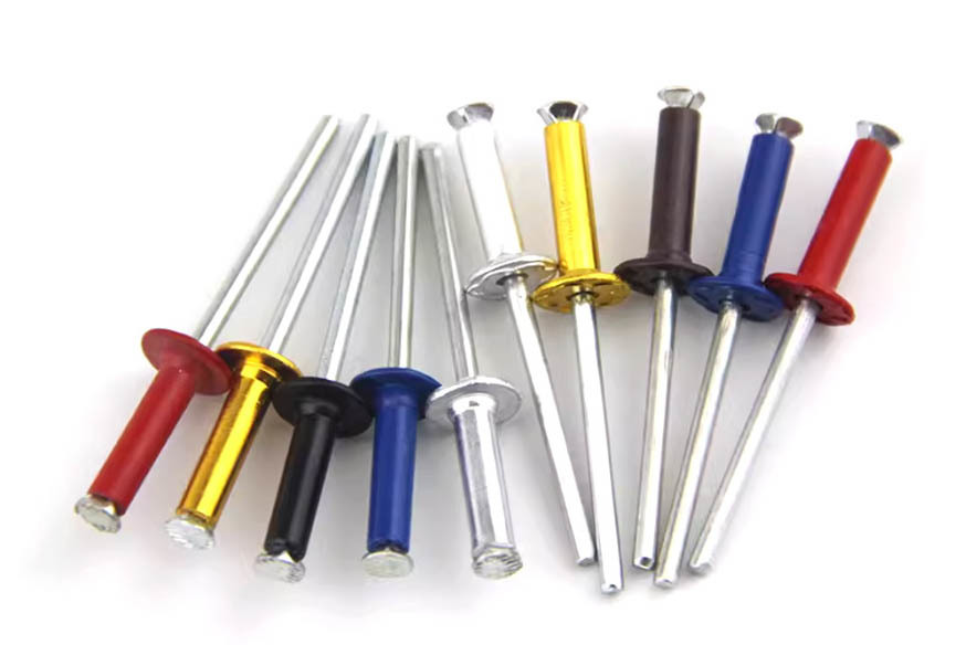 Peeled blind rivets