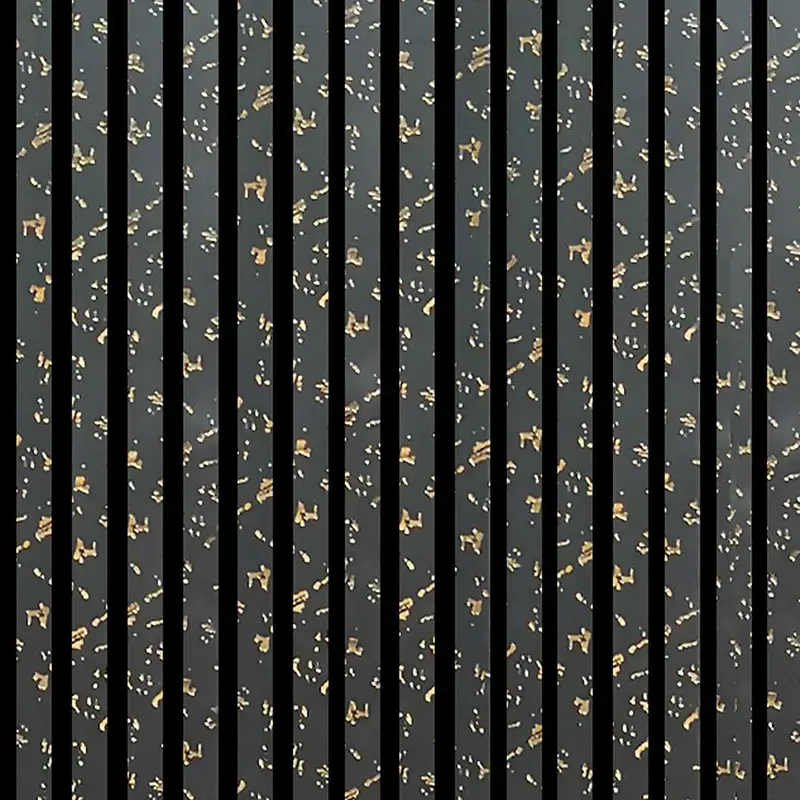 Black Gold Dot Acoustic Panel