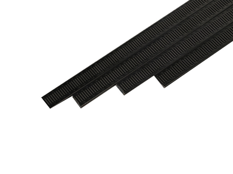 Roller coated aluminum spacer strip