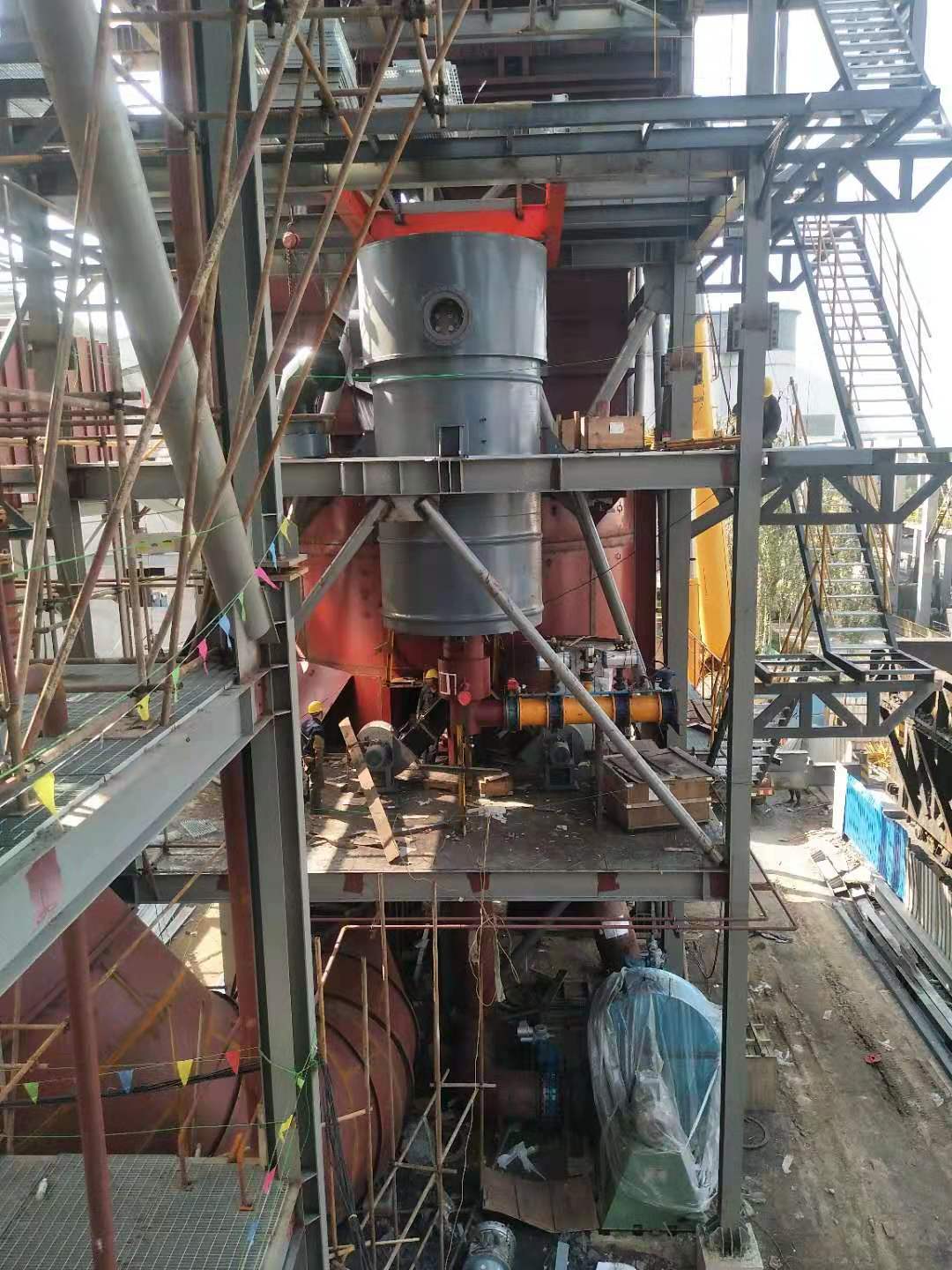 Application site of blast furnace gas hot blast furnace in Fujian Longjing Zhongyang Iron and Steel Project