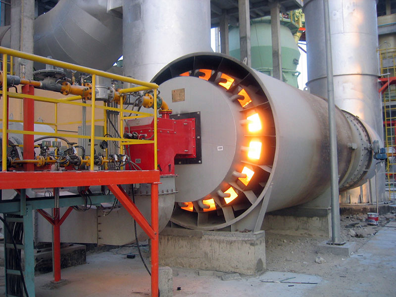 Split oil and gas dual-purpose burner supporting hot blast stove UAE application site