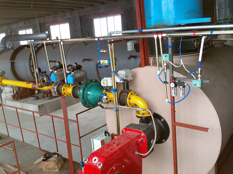 Shandong Yantai hydrogen burner application site, supporting hot blast stove