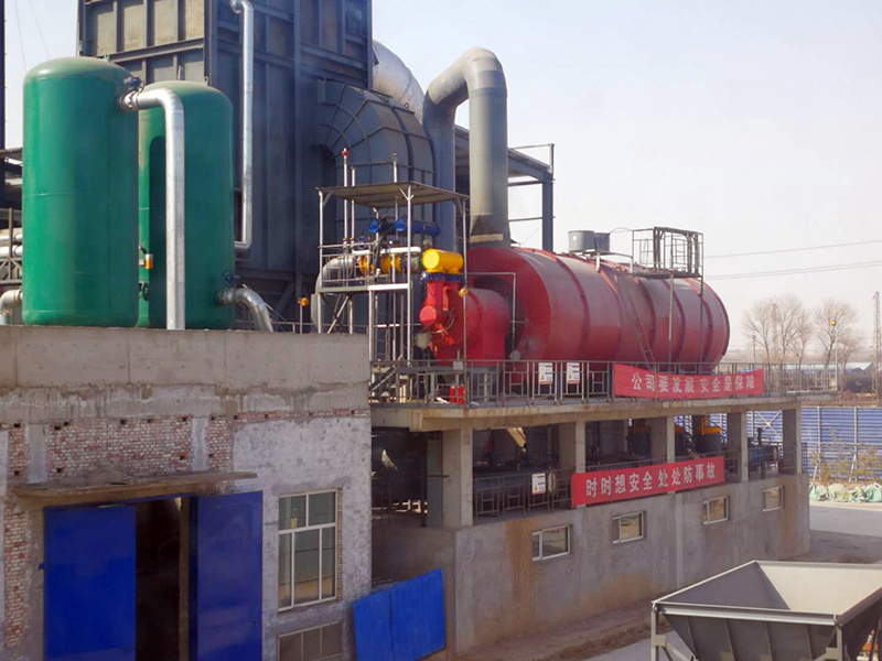 Shanxi Jinyu 35 million kcal h split coke oven gas burner application site, supporting rotary kiln