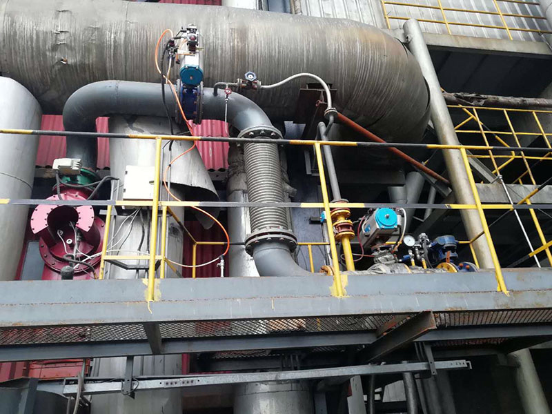 Shijiazhuang relaxation burner application site, 75 tons of circulating fluidized bed boiler mixed
