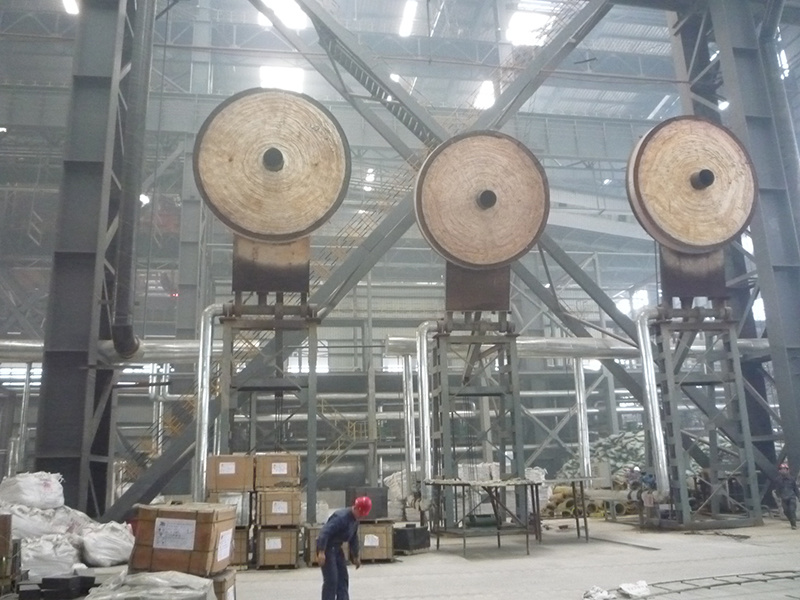 Application site of the baking machine at Qian'an Steel Plant