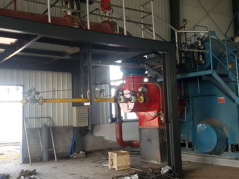 Kazakhstan industrial exhaust gas multi-fuel burner application site, equipped with 30 ton steam boiler Kazakhstan industrial exhaust gas multi-fuel burner application site, equipped with 30 ton steam boiler