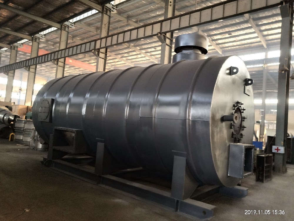 Workshop produces hot air furnace finished products