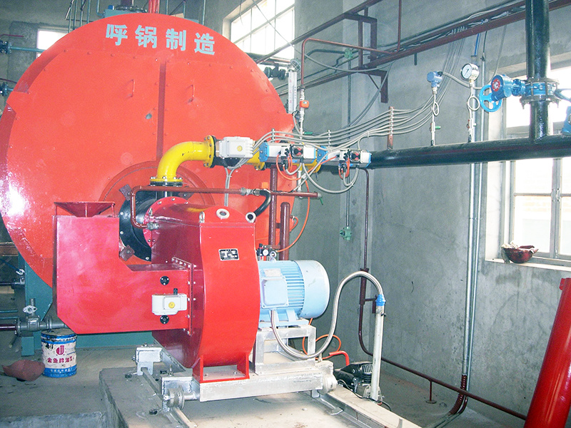 Inner Mongolia mechatronic coke oven gas burner application site, equipped with 10 ton steam boiler