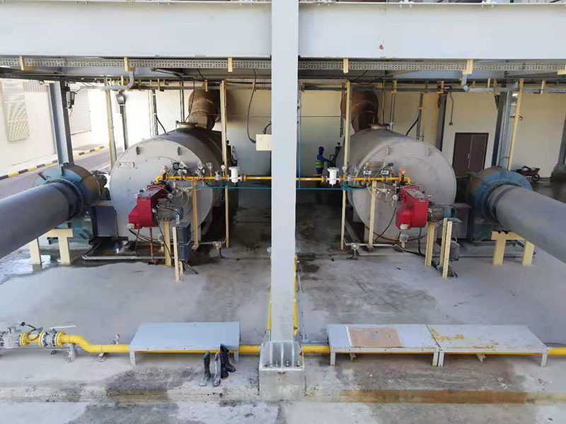 Jiangsu Haiqi calcium chloride industry natural gas hot air furnace application site
