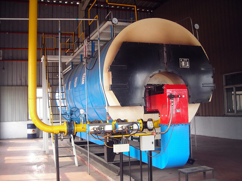 Jingtang Port Hengtong split coke oven gas burner application site, supporting 10 tons WNS boiler
