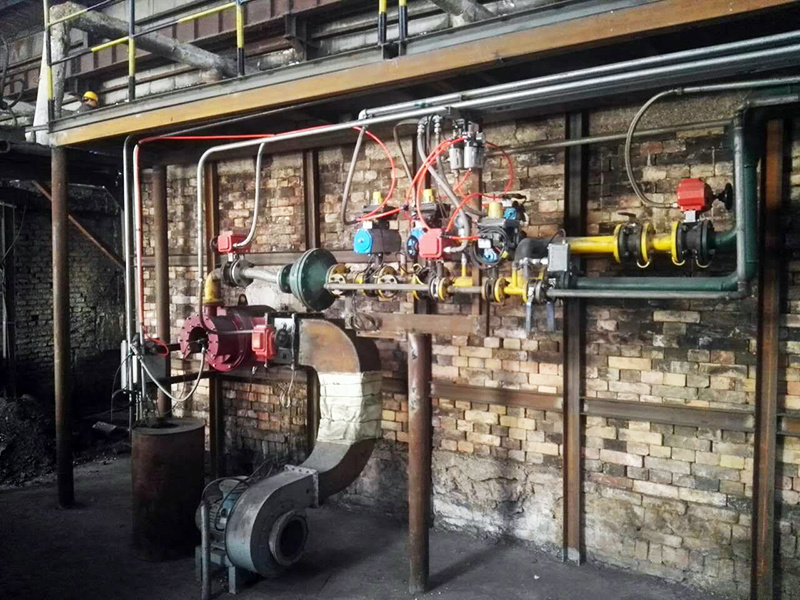 Inner Mongolia Ruida Taifeng hydrogen burner application site, supporting alkali stove