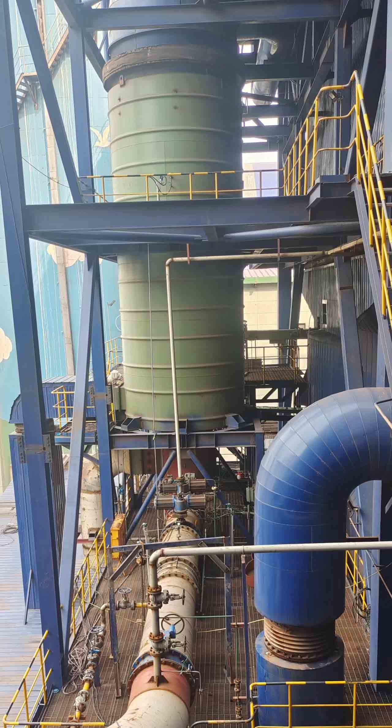 Application site of flue gas heating hot blast furnace in Dadonghai, Fujian