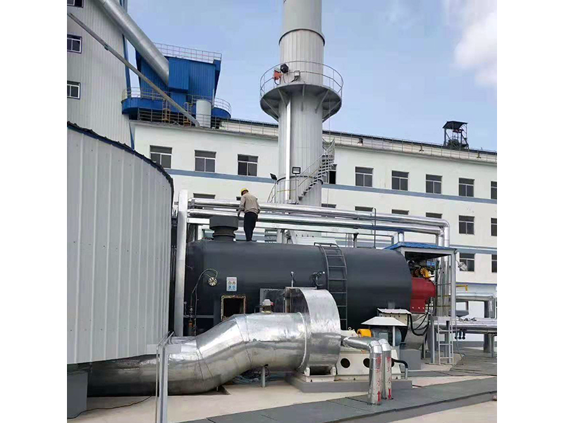 Beijing Bank of China Tianye natural gas flue gas heating hot blast stove application site
