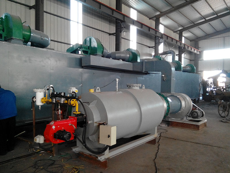 Tangshan Six Silicon 60×104kcalh Natural Gas Hot Air Furnace Application Site