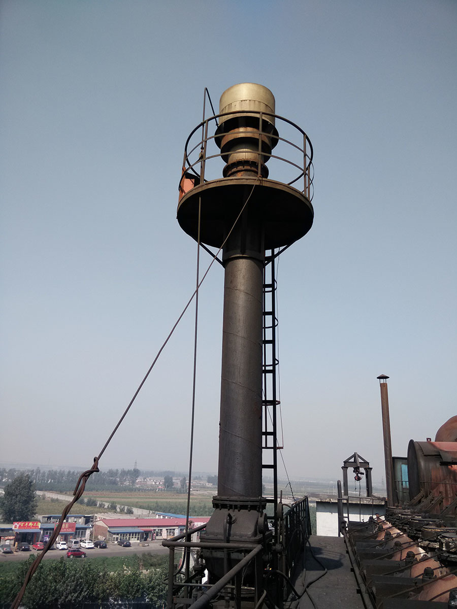 Application site of waste gas flare in Tangshan Coking Plant