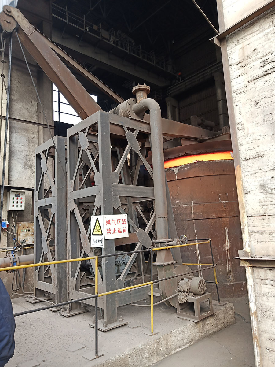 Application site of the baking machine at Tangshan Steel Plant2