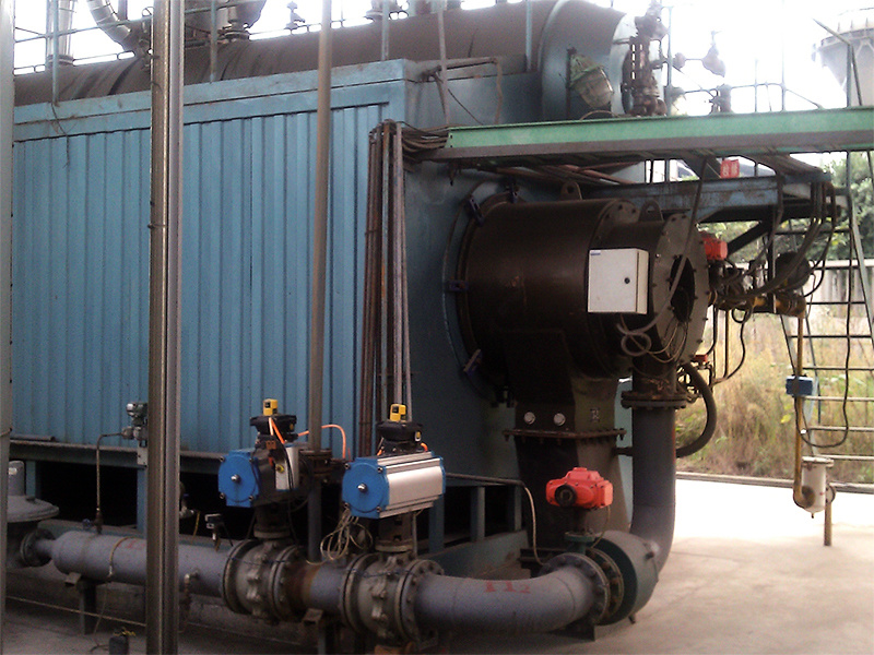 Sichuan Yingtianhui Chemical hydrogen burner application site, equipped with a 10-ton steam boiler