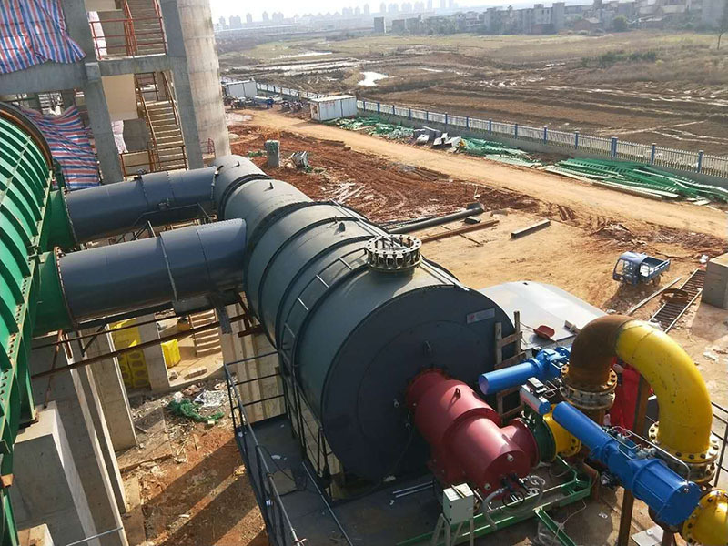Jiangxi Ganfeng Lithium Industry has an annual production capacity of 10,000 tons of lithium salt supporting the acidification kiln hot blast furnace application site, with a total of 6 sets in 3 phases