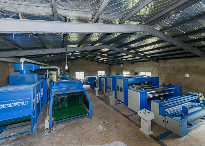 Roller Bearing Curling Nonwoven Needle Punching Line