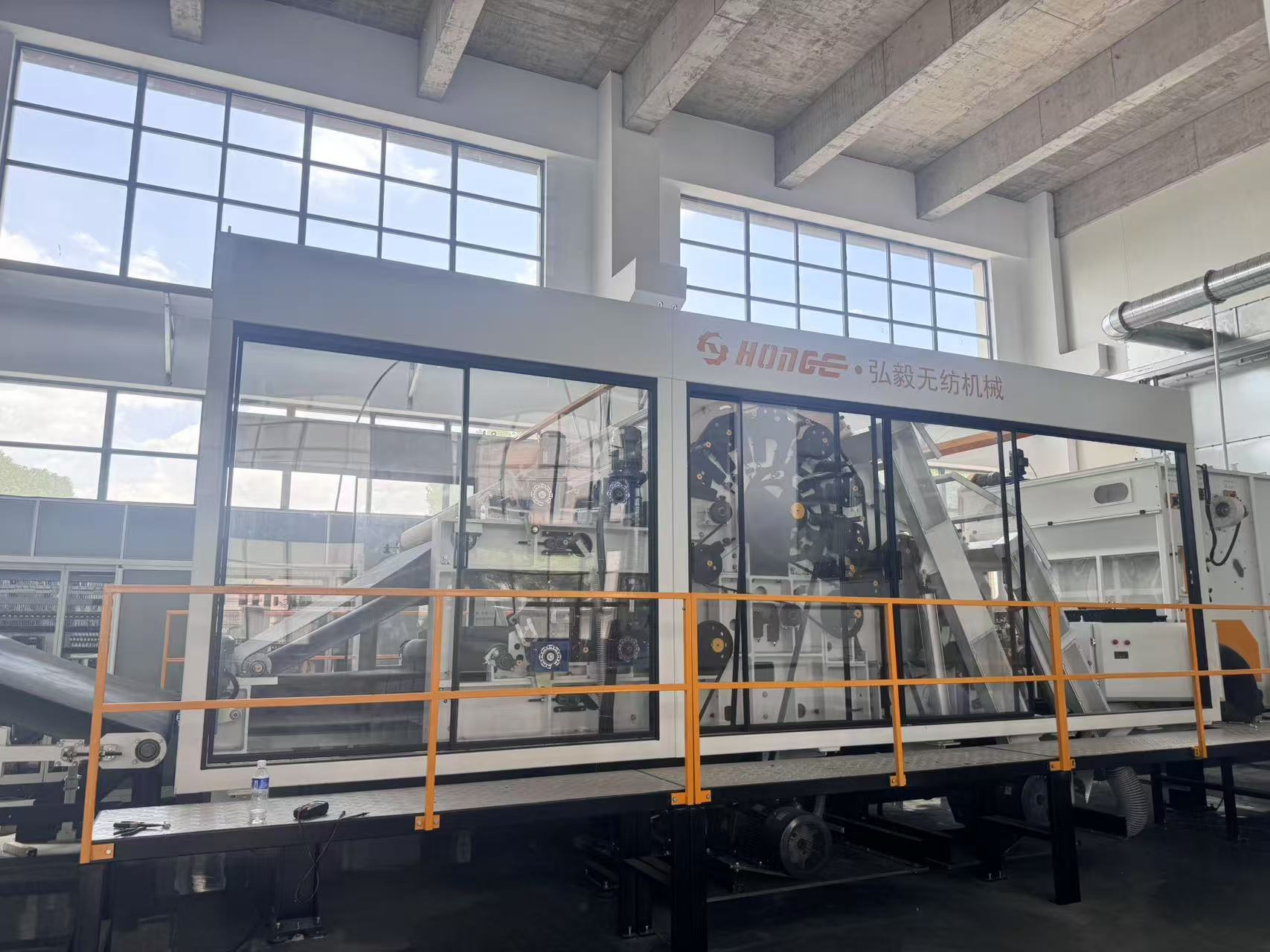 Low Energy Nonwoven Carding Machine For Waste Recycling Fiber