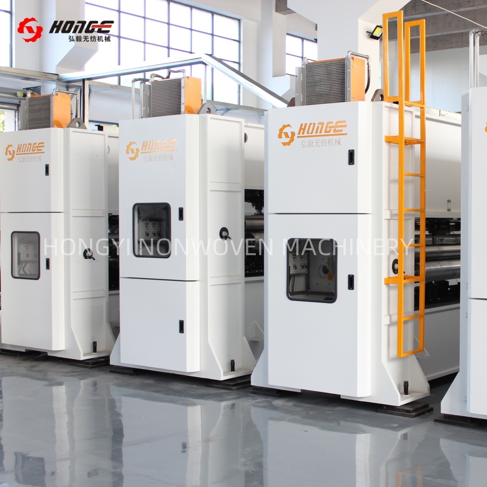 2.5M Double Shaft Nonwoven Needle Punching Machine For Carpet / Geo Textiles / Rags