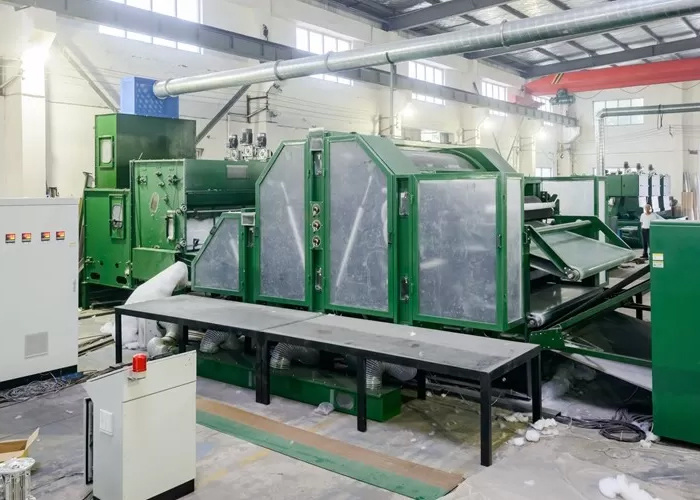 Double Doffer Nonwoven Carding Machine