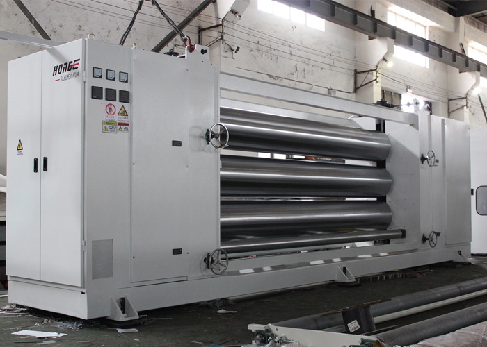 5m Hongyi Nonwoven fabric Three Roll Calender Machine manufacturer