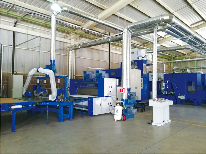 Máquina de hacer telas no tejidas airlaid 800kg/H, Máquina fabricadora de telas no tejidas