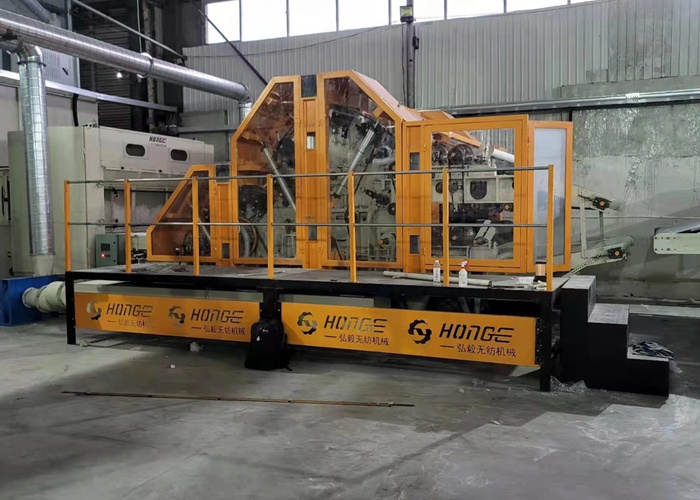 Automotive Interior 100gsm Nonwovens Needle Punching Production Line
