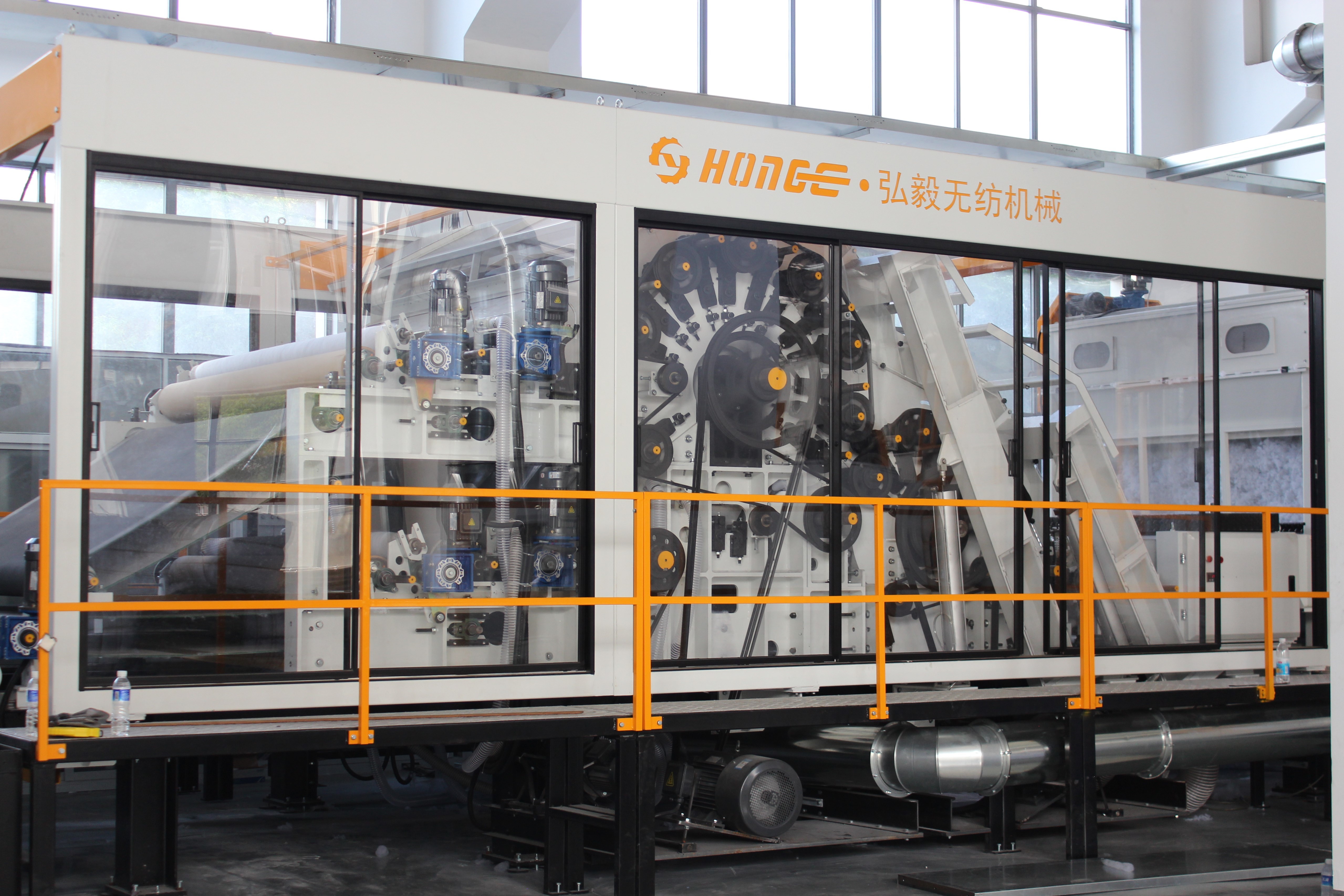 Low Energy Nonwoven Carding Machine For Waste Recycling Fiber