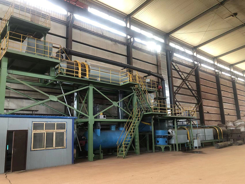 The annual output of 50,000 tons of resin coating sand production workshop
