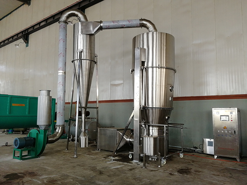 Annual output of 200 tons of coating fluidized bed production line