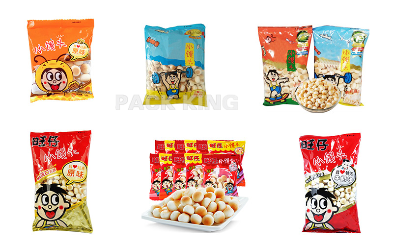 Pillow bag packaging-granules