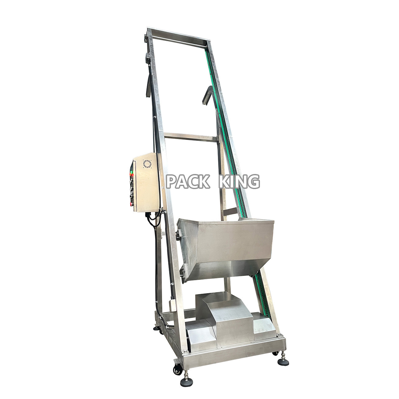Single bucket elevator