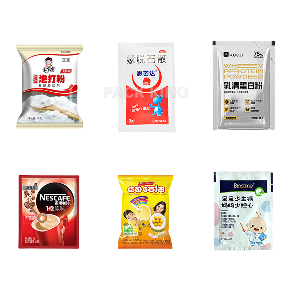 Pillow bag packaging-powder
