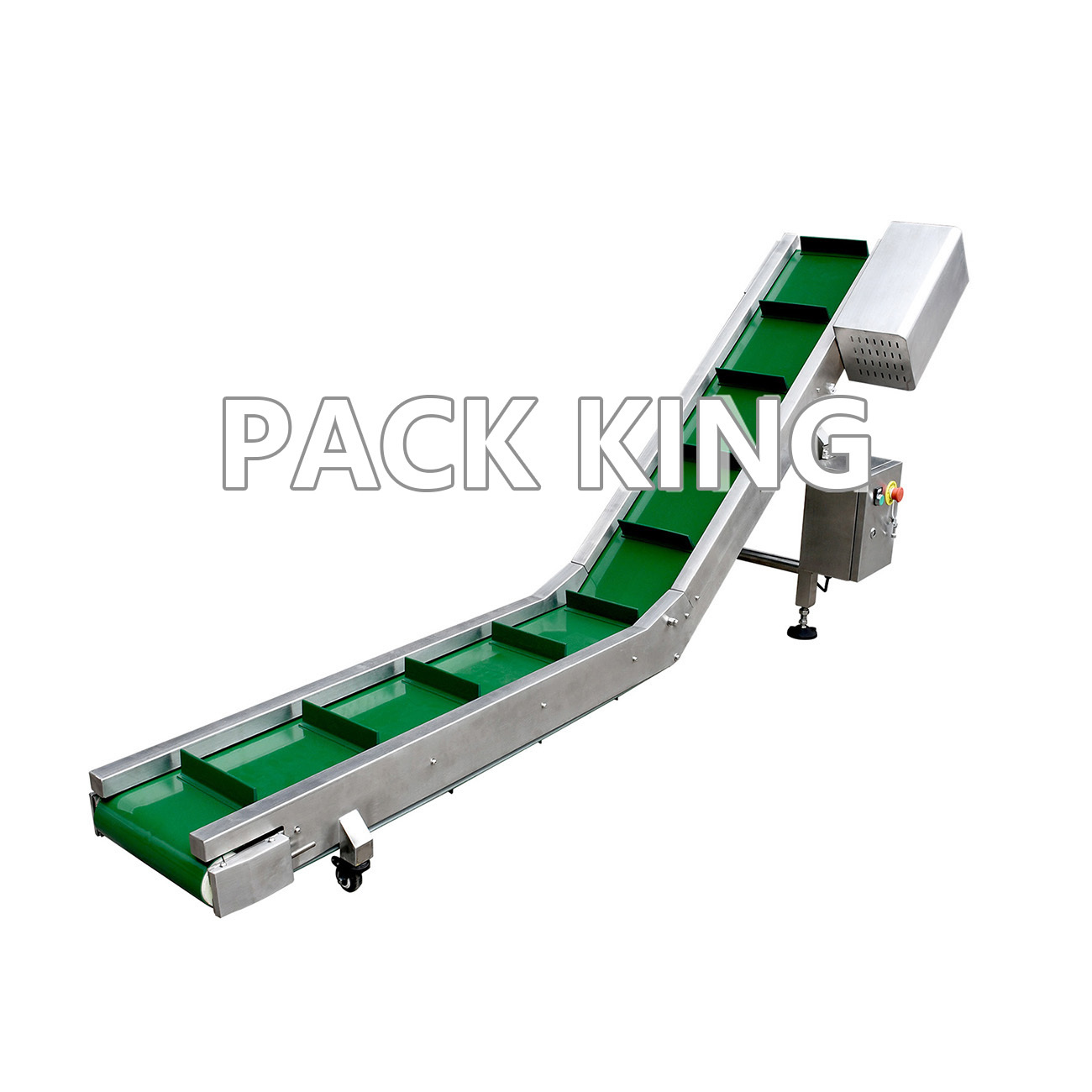 PVC belt take away conveyor