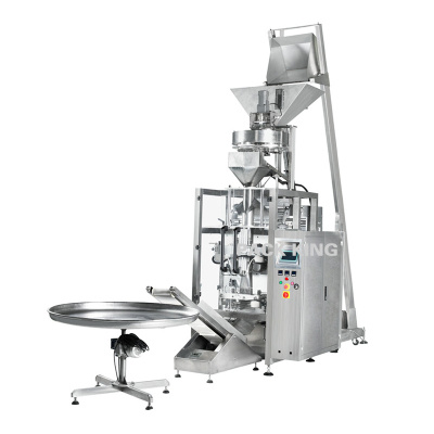 Volumetric With Packing Machine On Beans