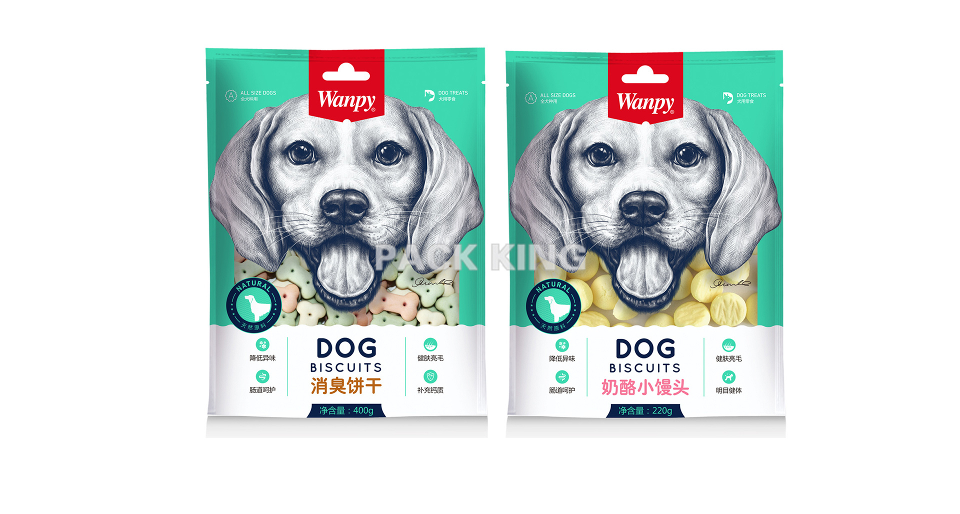 Premade bag packaging-granules