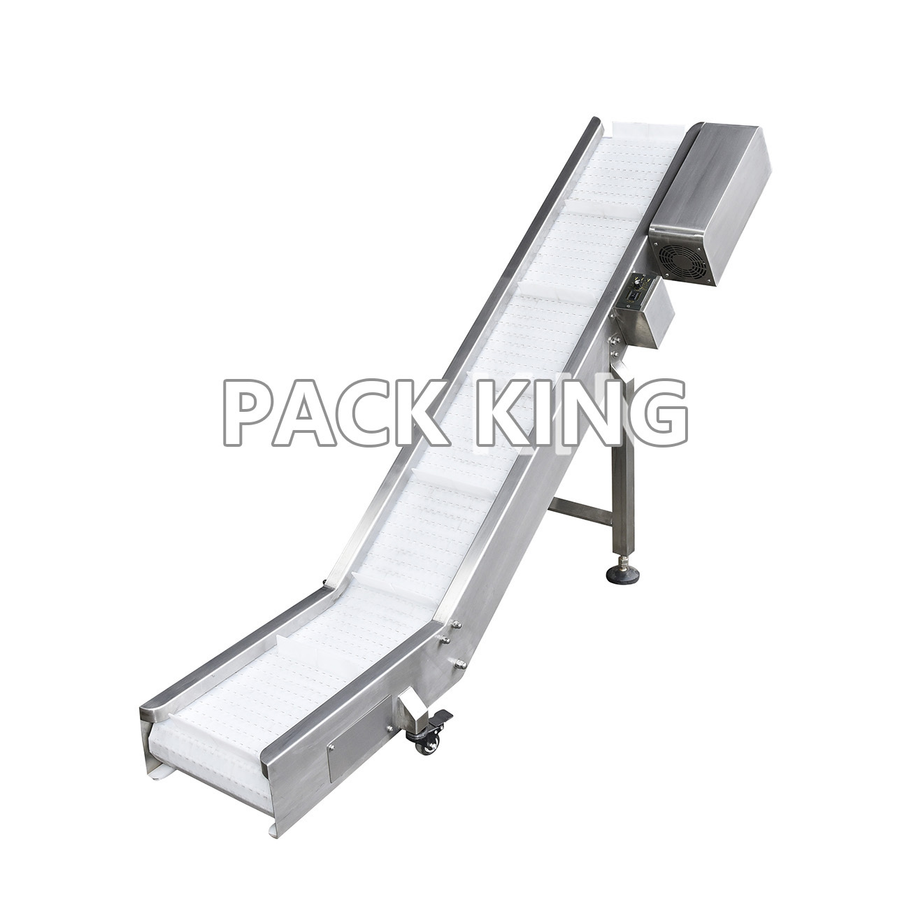 PP modular belt take away conveyor