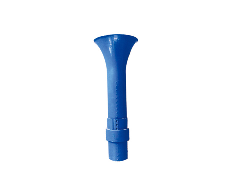 Adjusted connection pipe with wider nozzl
