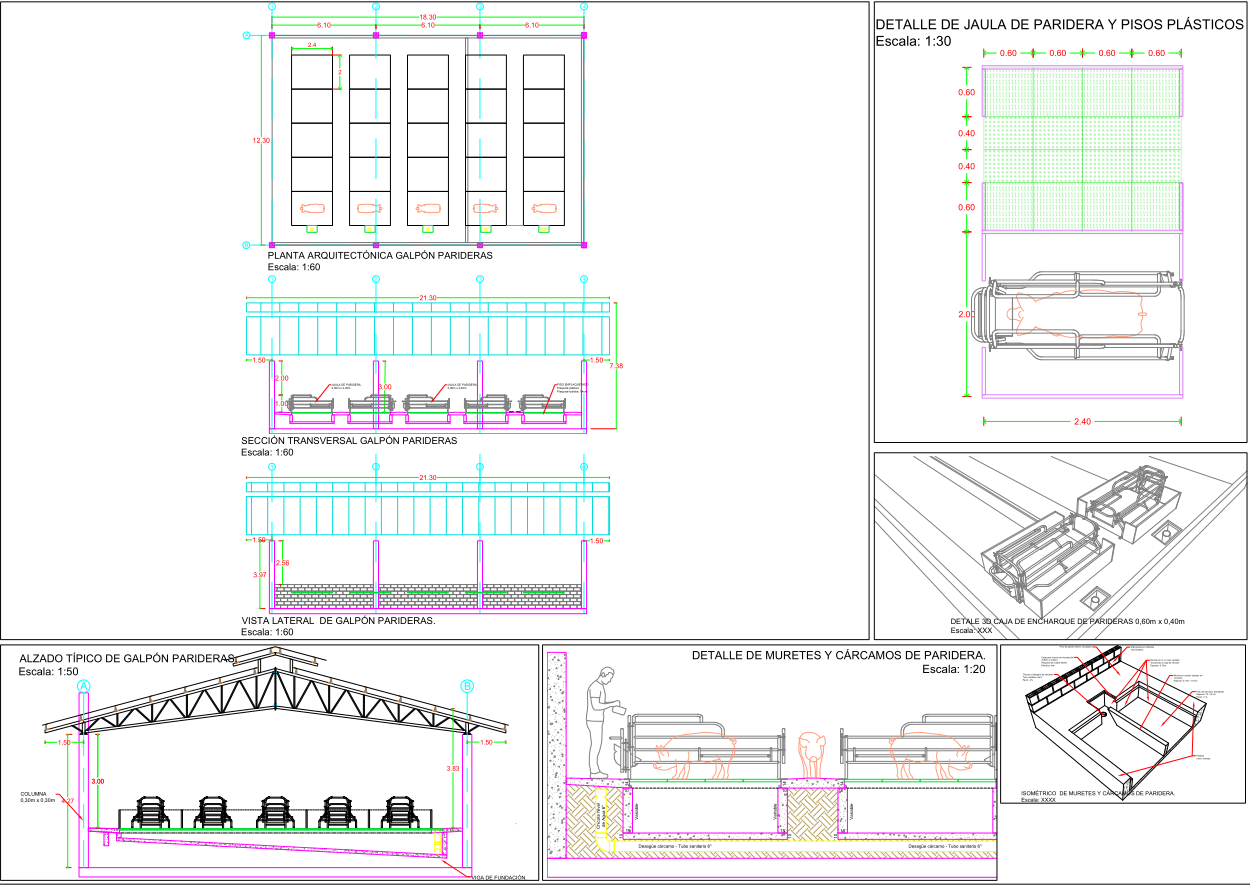 Pig farm design