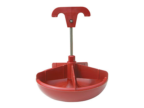 Plastic piglet feeder