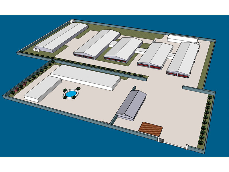 Pig farm design