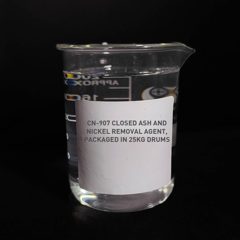 CN-907 closed ash and nickel removal agent, packaged in 25kg drums