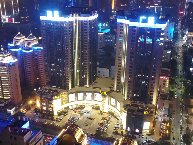 西安高新區(qū)夜景亮化提升改造二期工程