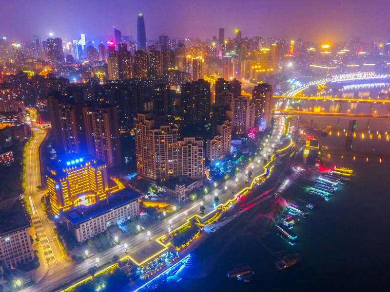 重慶江北區(qū)都市功能核心區(qū)景觀照明提升工程